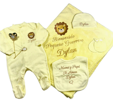 Coming Home Outfit Lion Yellow Set