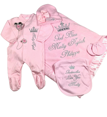 Coming Home Outfit Pigeon Pink Set