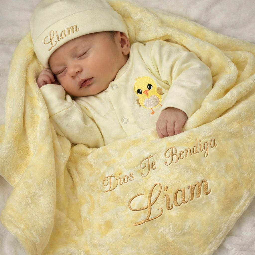 Yellow Personalized Coming Home Set