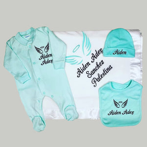Coming Home Outfit Angel Wings Set