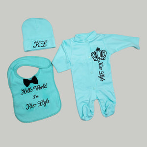 Coming Home Outfit (Mint Set, Black Thread, Crown)