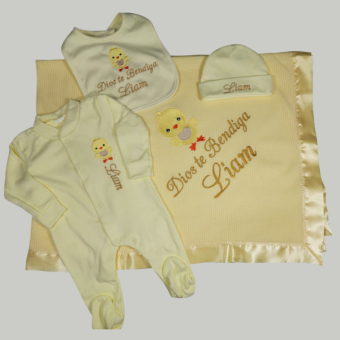 Coming Home Outfit Bird Yellow Set