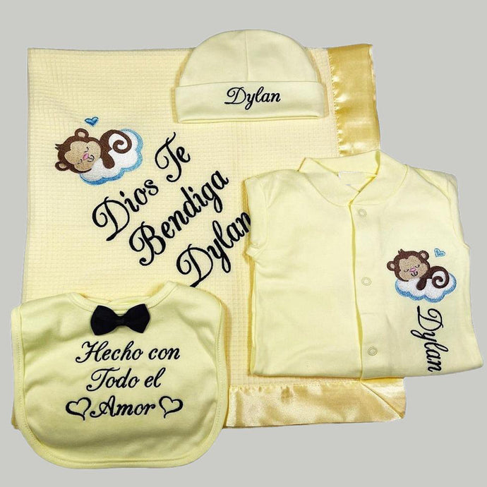 Coming Home Outfit Seeping Monkey Set
